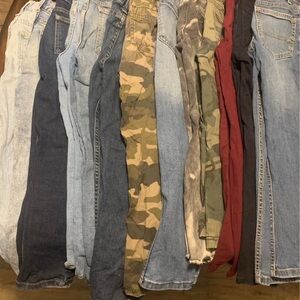 Assorted Jeans and Camouflage Pants bundle